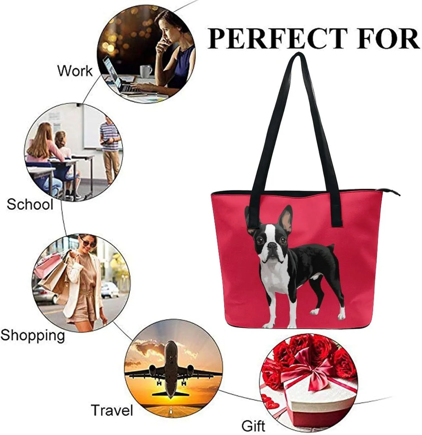 Women Casual Tote Handbags Multifunction Shoulder Work Crossbody Bag