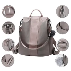 Women Concise Norm Anti-theft Waterproof Backpack