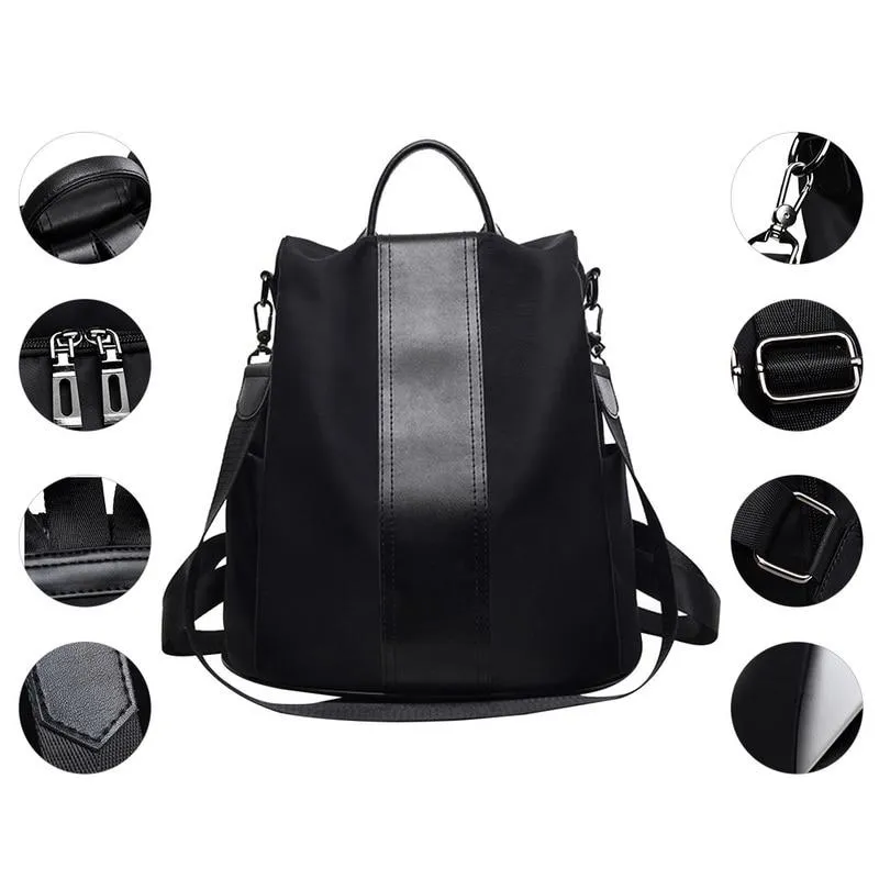 Women Concise Norm Anti-theft Waterproof Backpack
