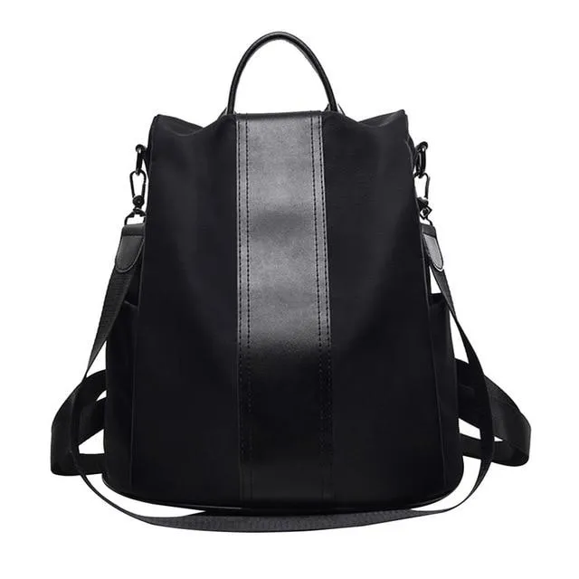 Women Concise Norm Anti-theft Waterproof Backpack