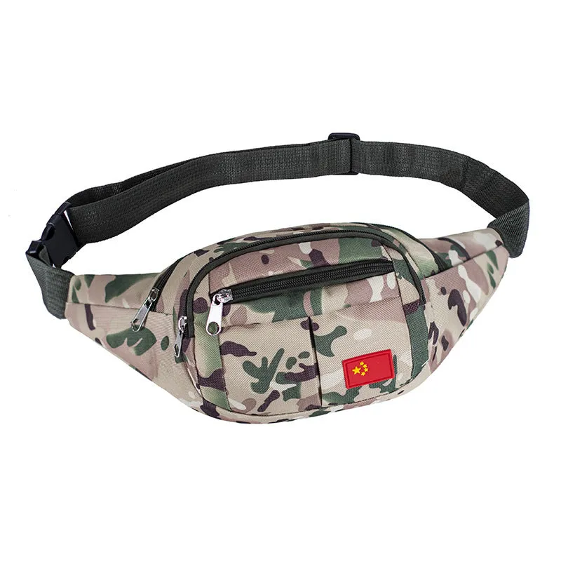 Women's & Men's & Camouflage Waterproof Oxford Cloth Business Checkout Men's Waist Packs