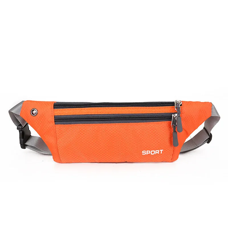Women's & Men's & Canvas Exercise Running Waterproof Mobile Men's Waist Packs