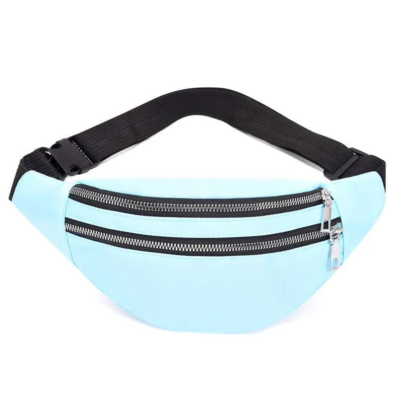 Women's & Men's & Waterproof Korean Style Fashion Large Men's Waist Packs