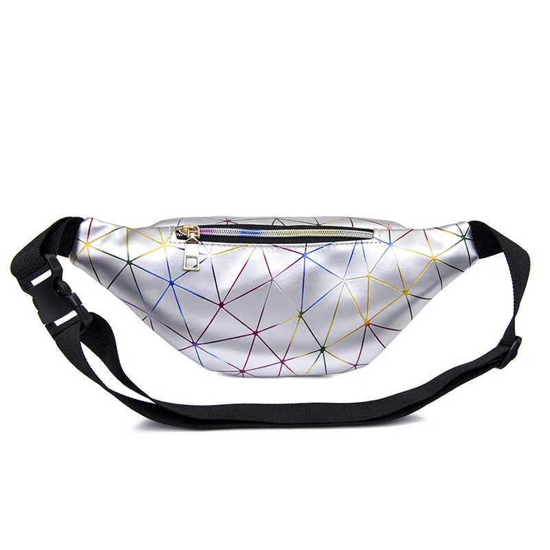 Women's Fashion Laser Exercise Running Waterproof Men's Waist Packs