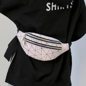 Women's Fashion Laser Exercise Running Waterproof Men's Waist Packs