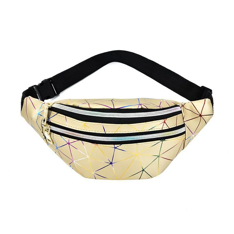 Women's Fashion Laser Exercise Running Waterproof Men's Waist Packs