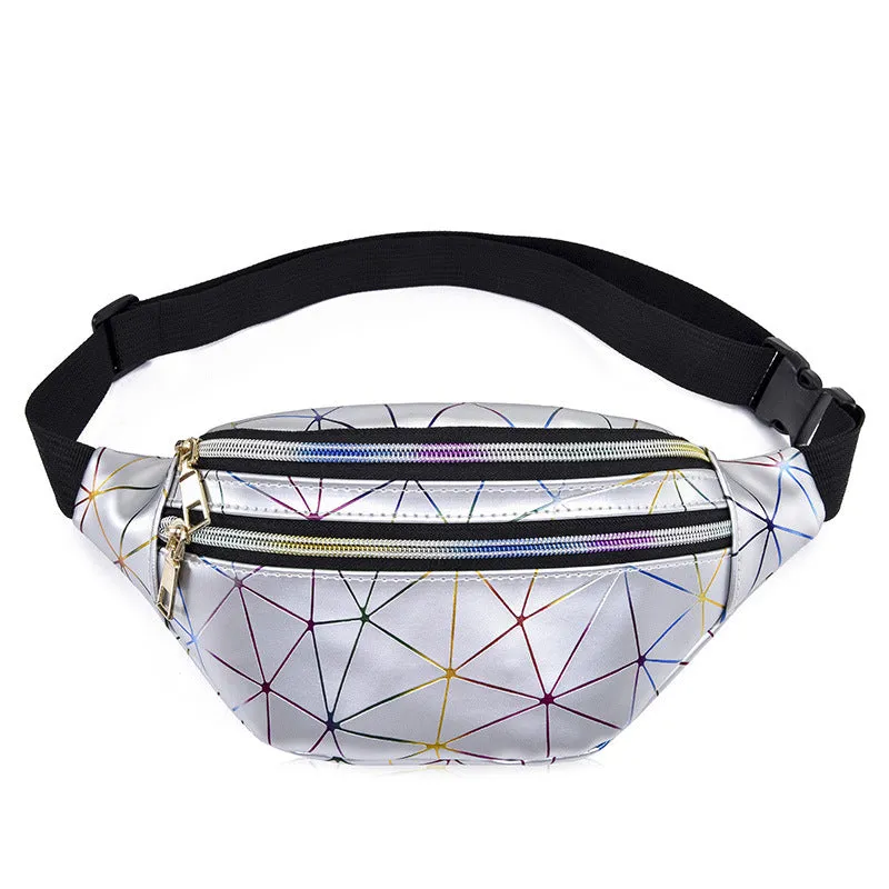 Women's Fashion Laser Exercise Running Waterproof Men's Waist Packs