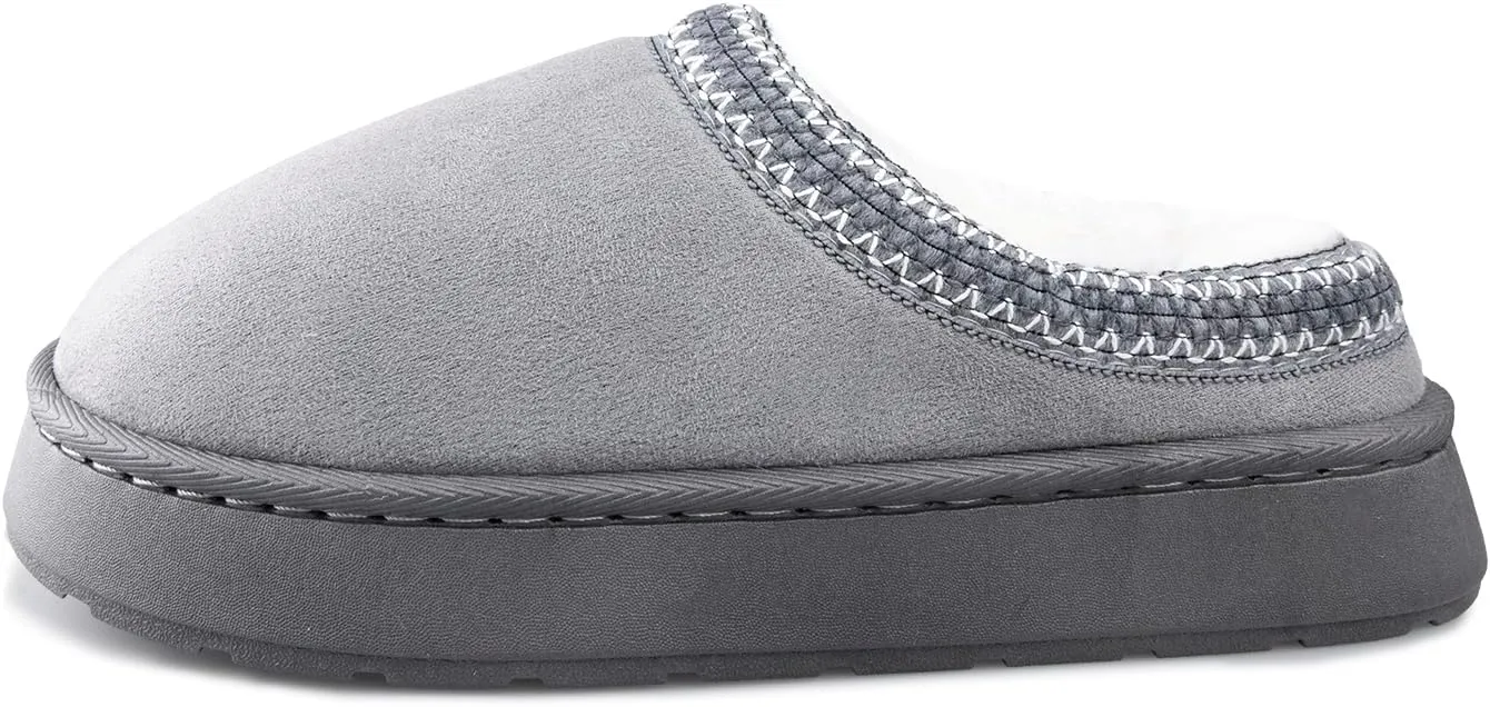 Women's Fuzzy Memory Foam Slippers Lightweight Home Slippers Fluffy Winter House Shoes Indoor and Outdoor