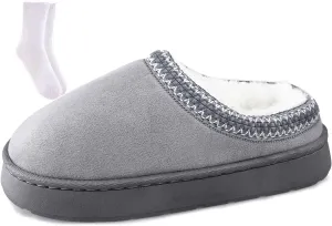 Women's Fuzzy Memory Foam Slippers Lightweight Home Slippers Fluffy Winter House Shoes Indoor and Outdoor