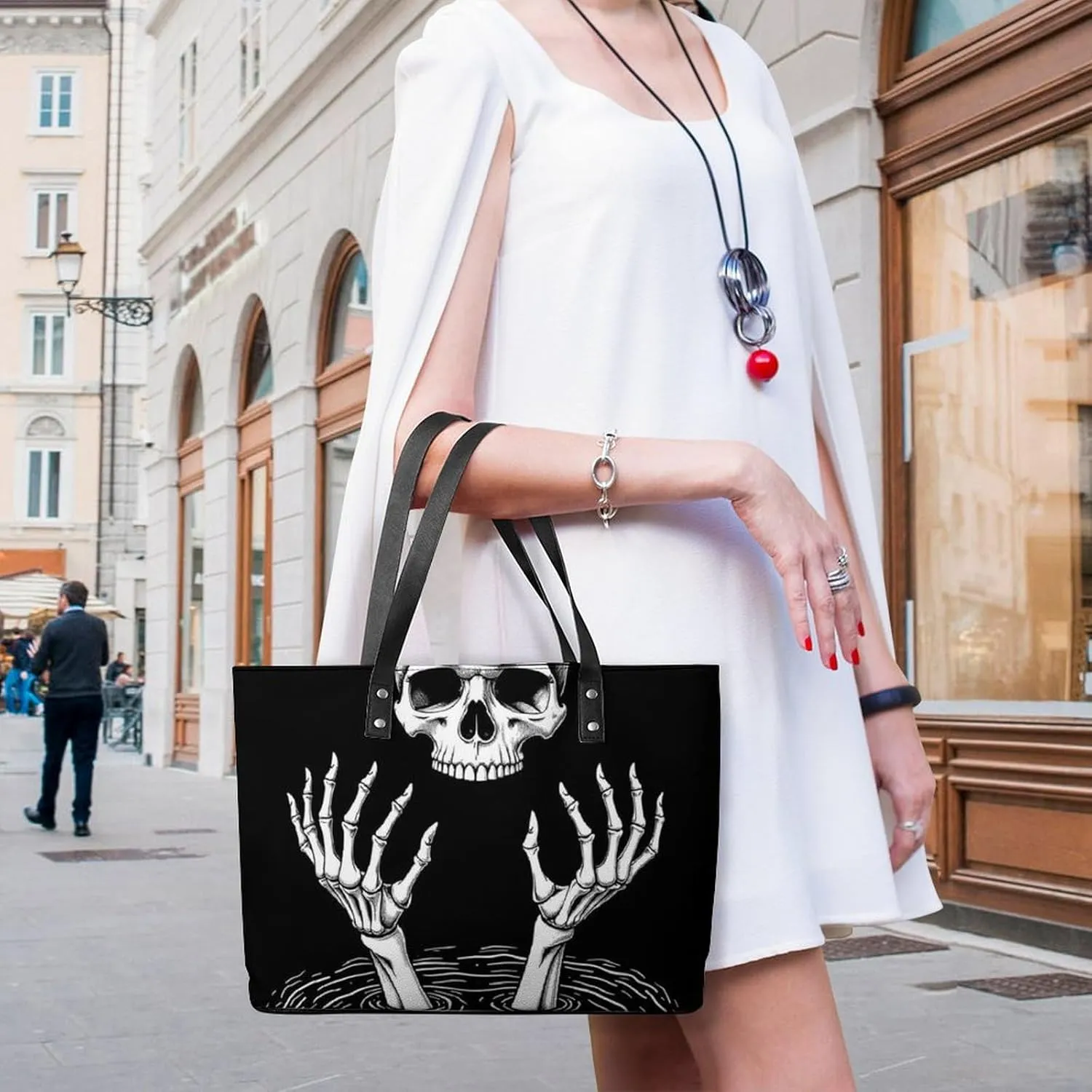 Womens Large Capacity Shoulder Tote Bag Casual Multifunction Handbags