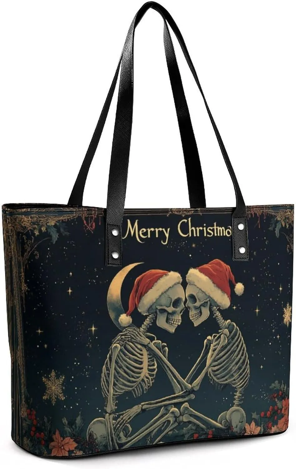 Women's Leather Tote Bag Fashion Handbag for Work Travel Shopping Daily Use Large Capacity Shoulder Purse