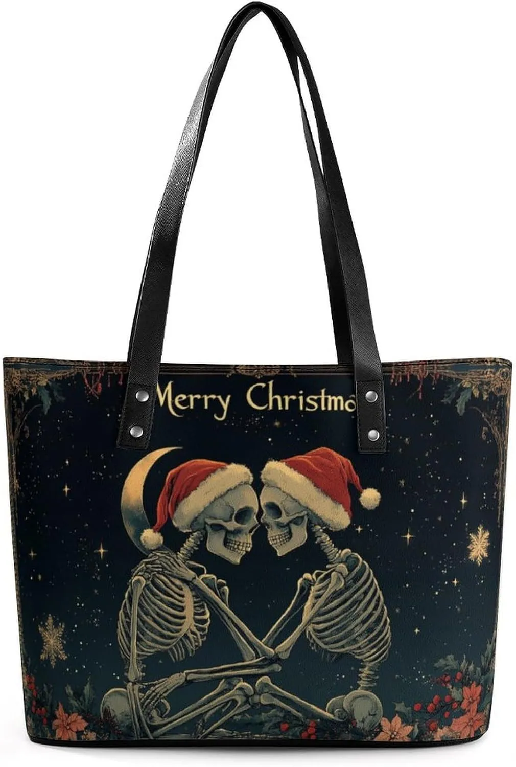 Women's Leather Tote Bag Fashion Handbag for Work Travel Shopping Daily Use Large Capacity Shoulder Purse