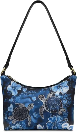 Womens Leather Underarm Shoulder Bag with Zipper Tote Handbag Purse for Work Travel Daily Use