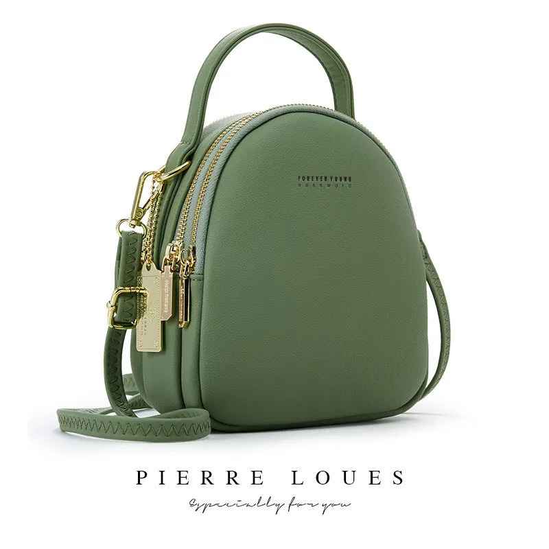 Women's Pierre Korean Style Solid Color Simple Backpacks