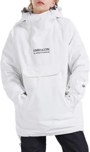 Womens Ski Snow Jacket Waterproof Windproof Warm Snowboarding Winter Coat with Hood