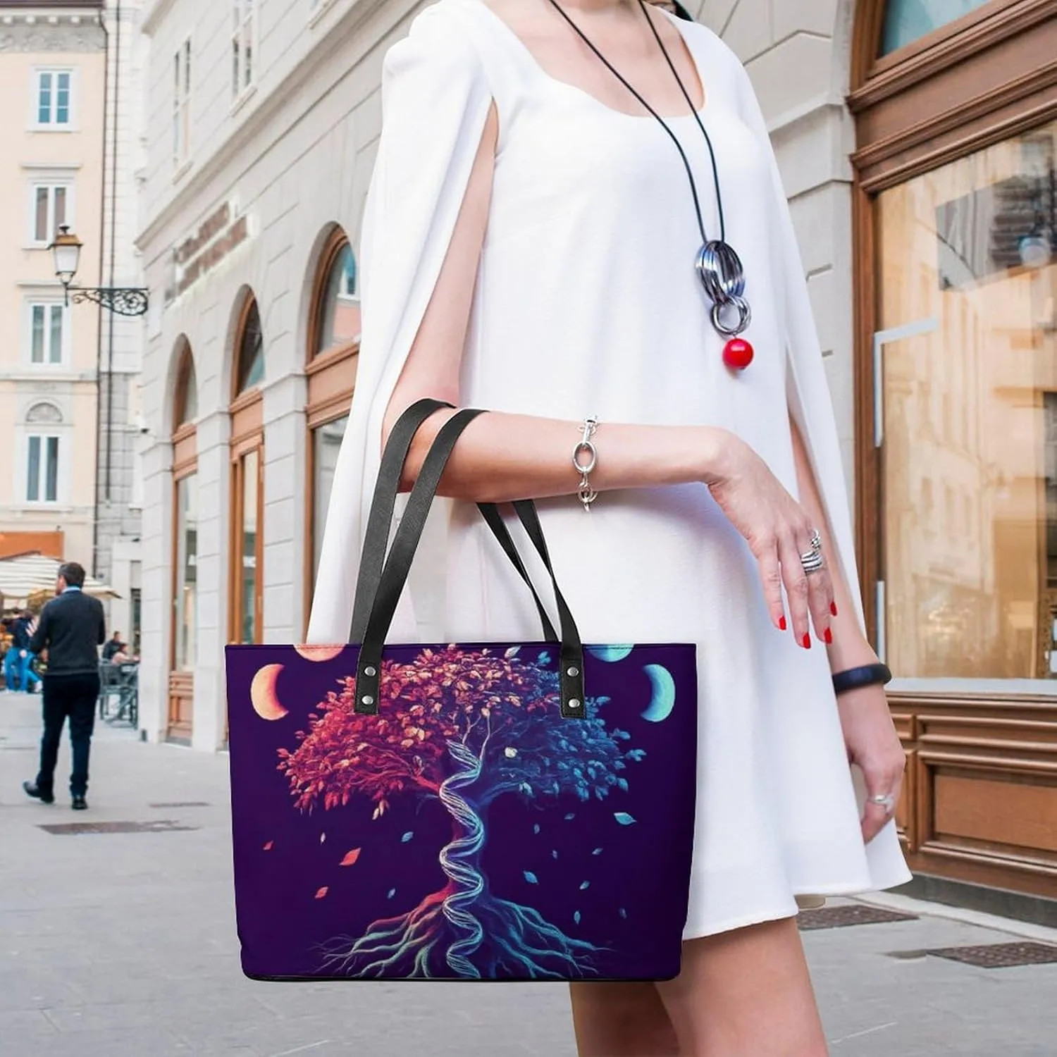 Women's Stylish Tote Bag Travel Shoulder Handbags Work Casual Hobo Sling Bag