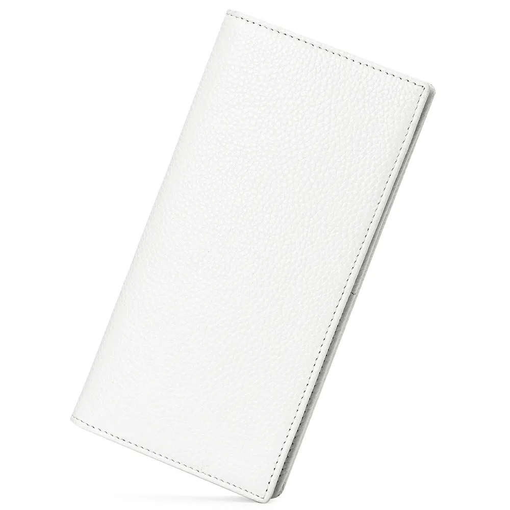 Women's Swiping Long First Layer Soft Cowhide Ladies Wallets