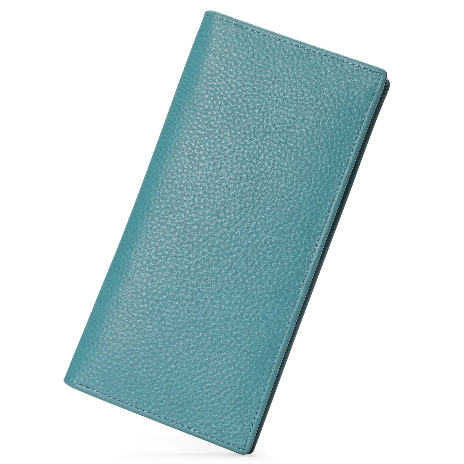 Women's Swiping Long First Layer Soft Cowhide Ladies Wallets