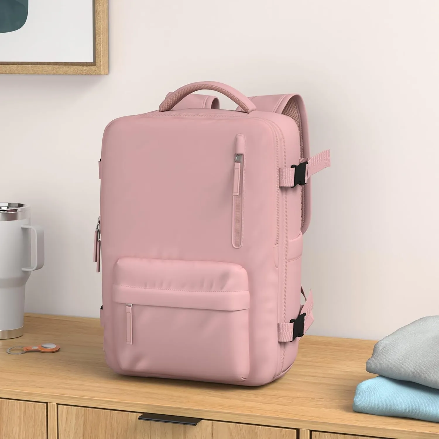 WONHOX Large Travel Backpack Carry on Flight Approved Laptop Work Business Backpack for Women Men Mochila de Viaje