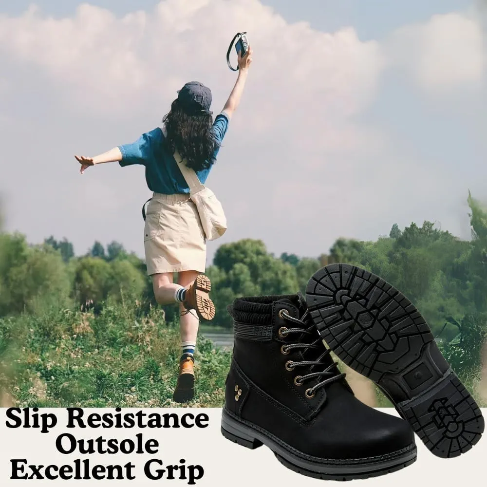 Work Hiking Boots Women - Comfortable Waterproof High Top Camping