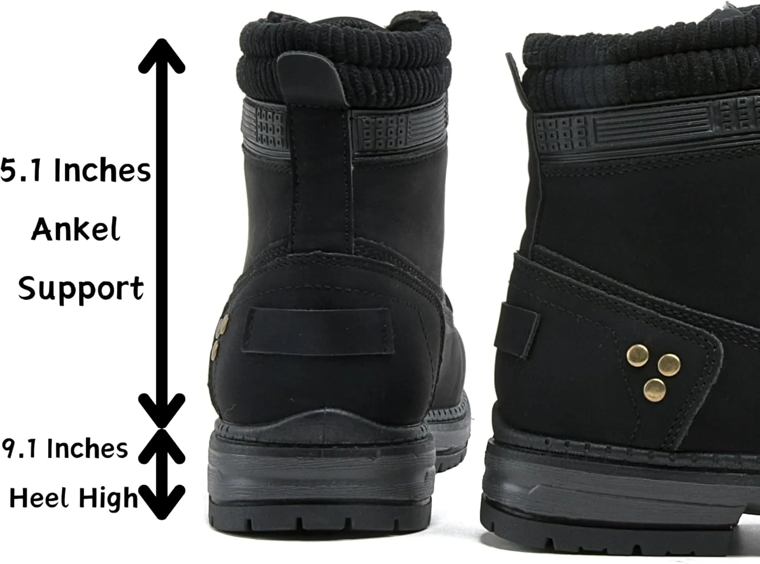 Work Hiking Boots Women - Comfortable Waterproof High Top Camping