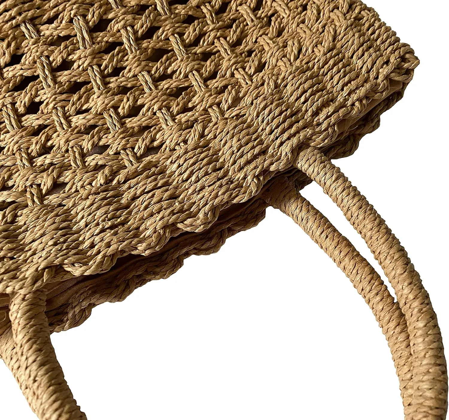 Woven Straw Bag Top-handle Handbags Leisure Fashion Style Easy Matching