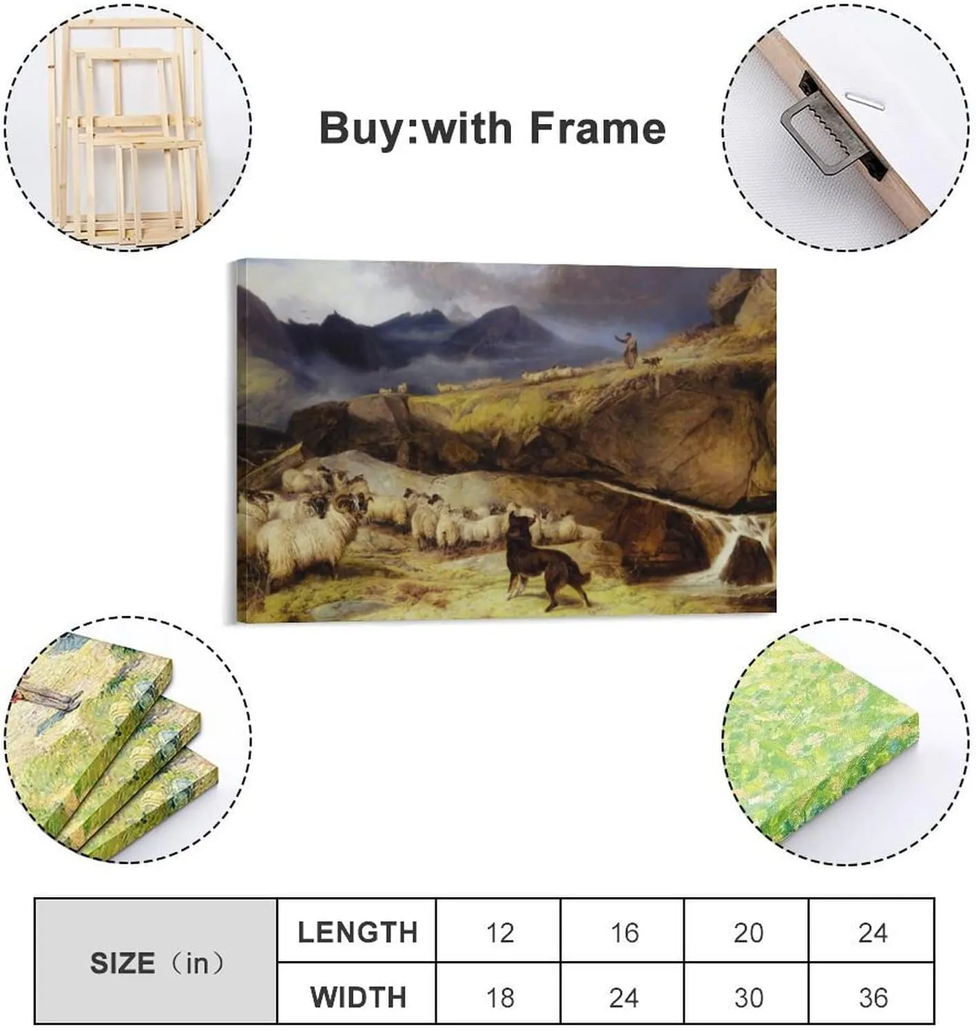 XINLI Julian Alden Weir Posters for Room Oil Painting Classic Retro Wall Art Picture Painting Poster Canvas Print Posters Artworks Bedroom Living Room Decor 08x12inch(20x30cm)