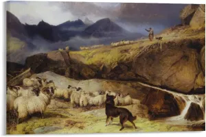 XINLI Julian Alden Weir Posters for Room Oil Painting Classic Retro Wall Art Picture Painting Poster Canvas Print Posters Artworks Bedroom Living Room Decor 08x12inch(20x30cm)