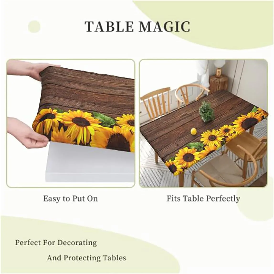 Yellow Red Fitted Tablecloth for Rectangle Table Love Tic Tac Toe Game Polyester Fitted Waterproof Outdoor Tablecloth Cartoon Fits up 4 Foot Tables