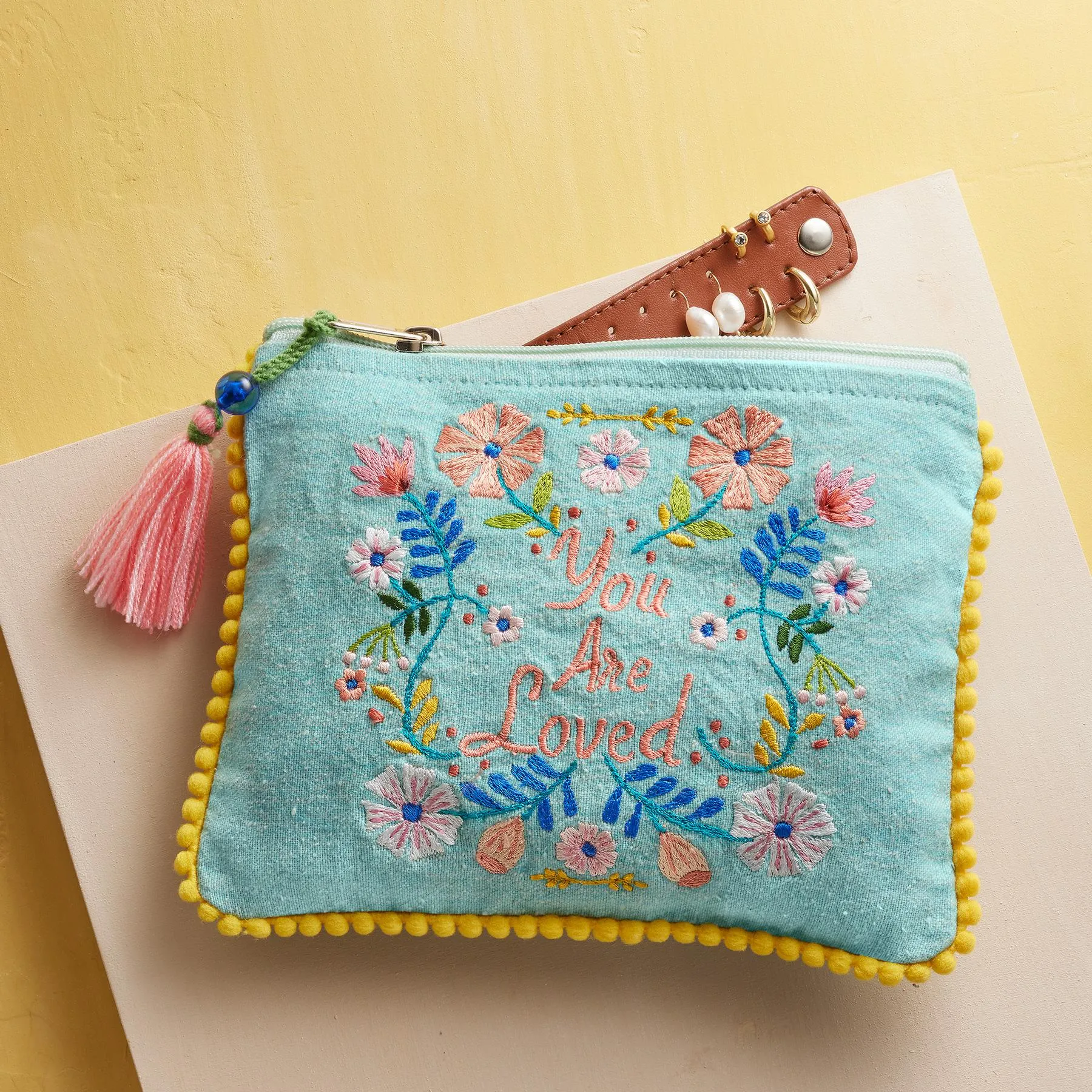 You Are Loved Jewelry Pouch