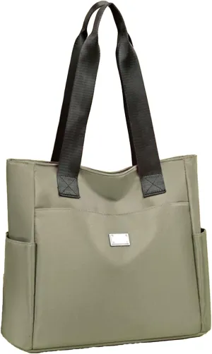 Zcjeaneviln Bag Waterproof,Large Capacity Water Repellent Multi Pocket Nylon Shoulder Bag,Stylish and Lightweight,for womens