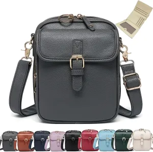 Zealburst 5 Crossbody Leather Bag,Collaboraten1 Urvashi Tojoyride Forcipower Collaboration Crossbody Anti Theft Leather Bag